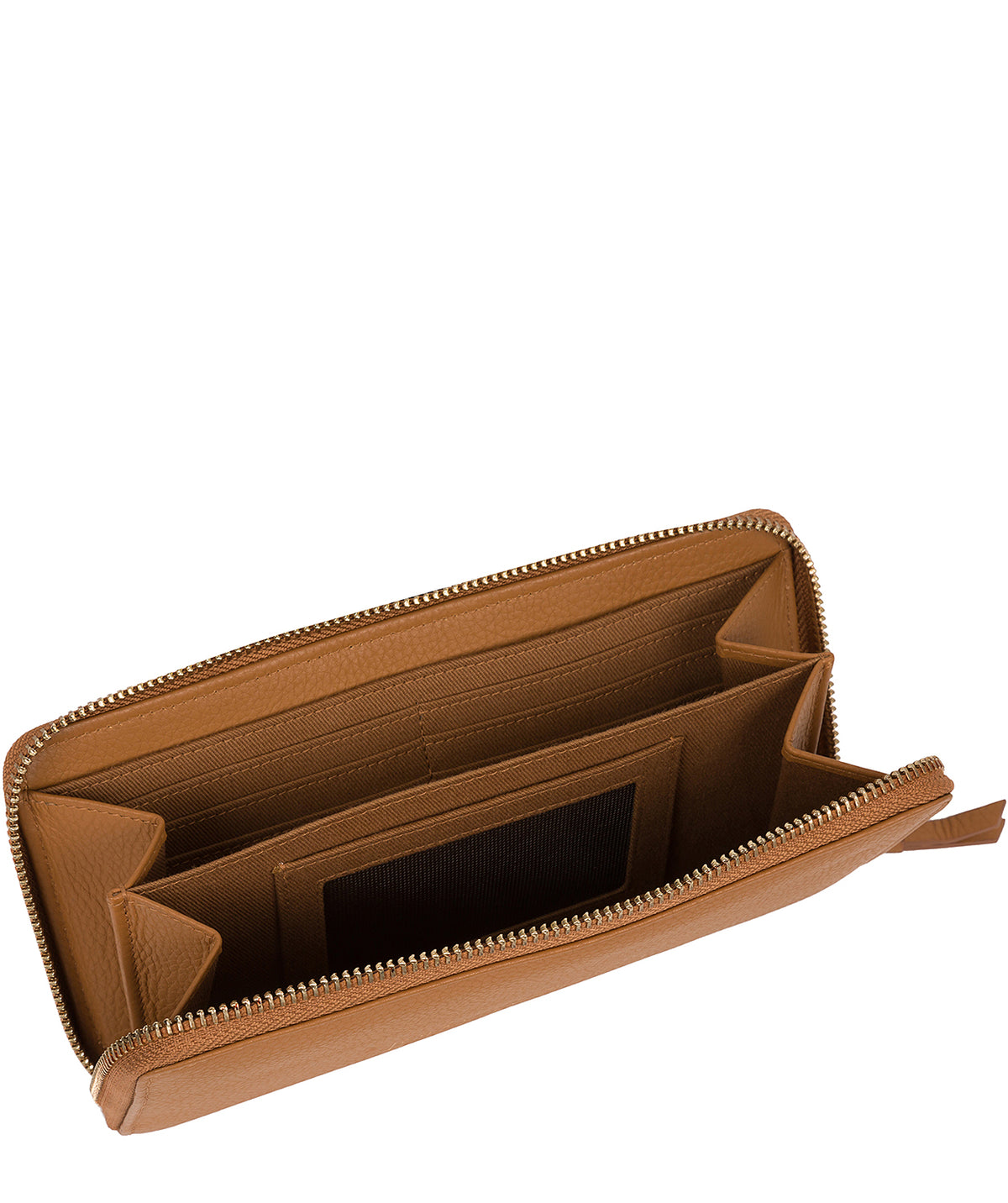 'Frieda' Tan Leather Purse