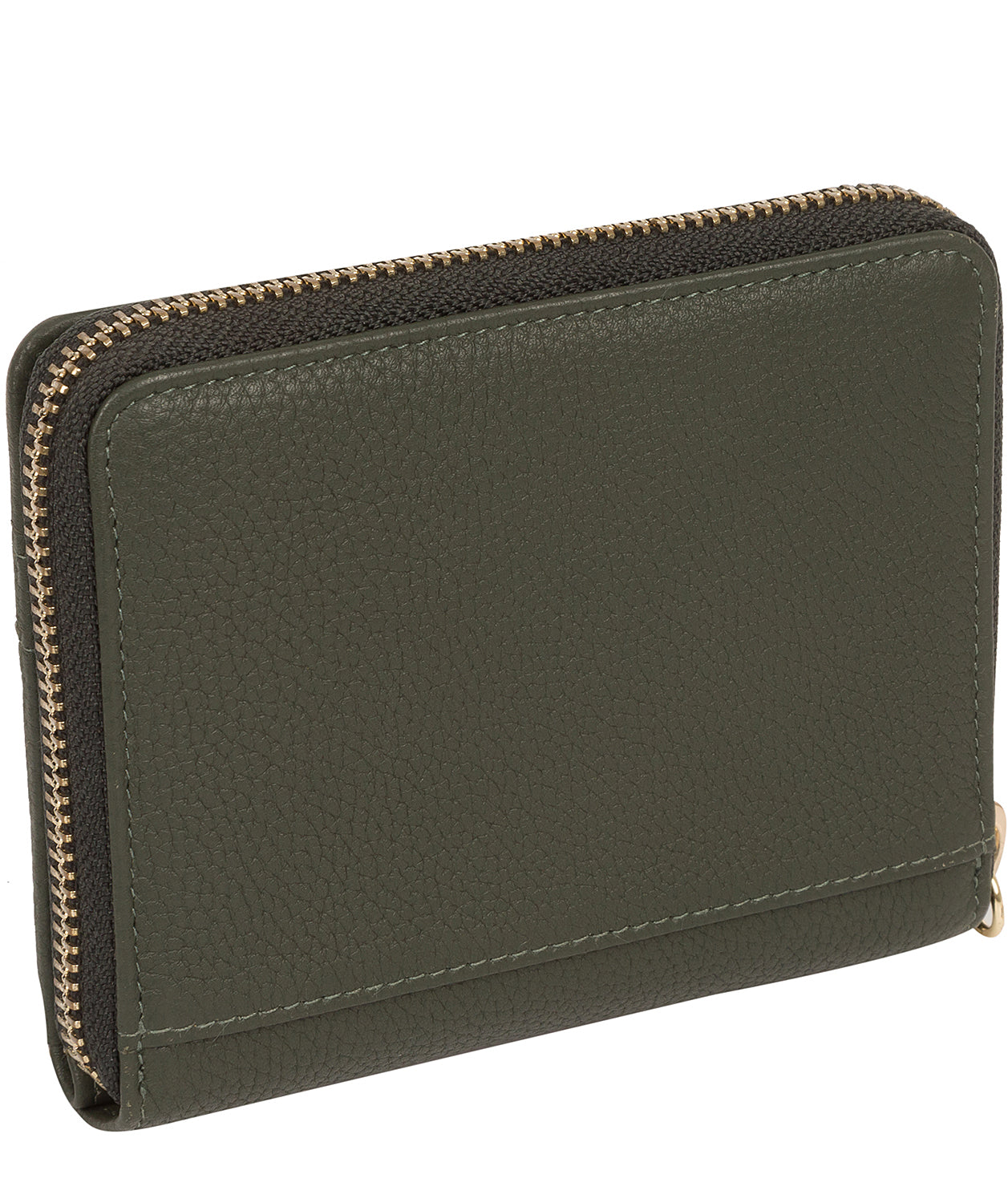'Emely' Hunter Green Leather Purse