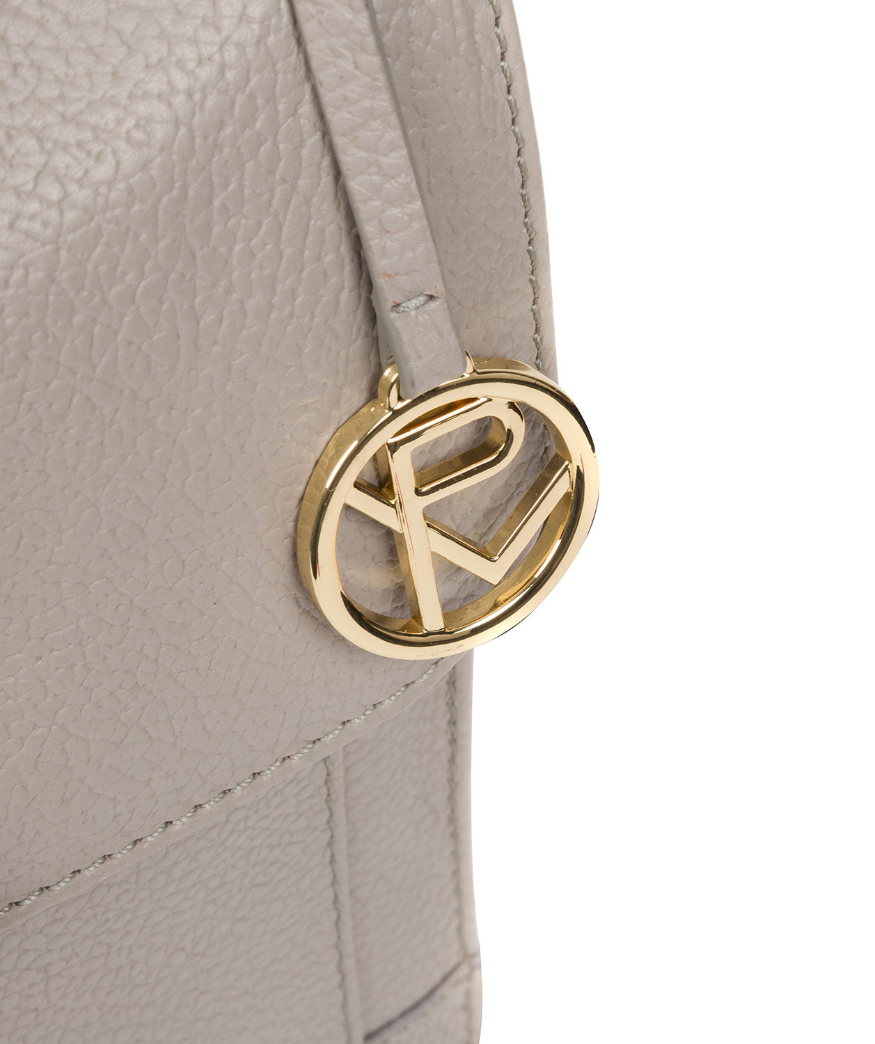 'Naomi' Grey Leather Cross Body Bag