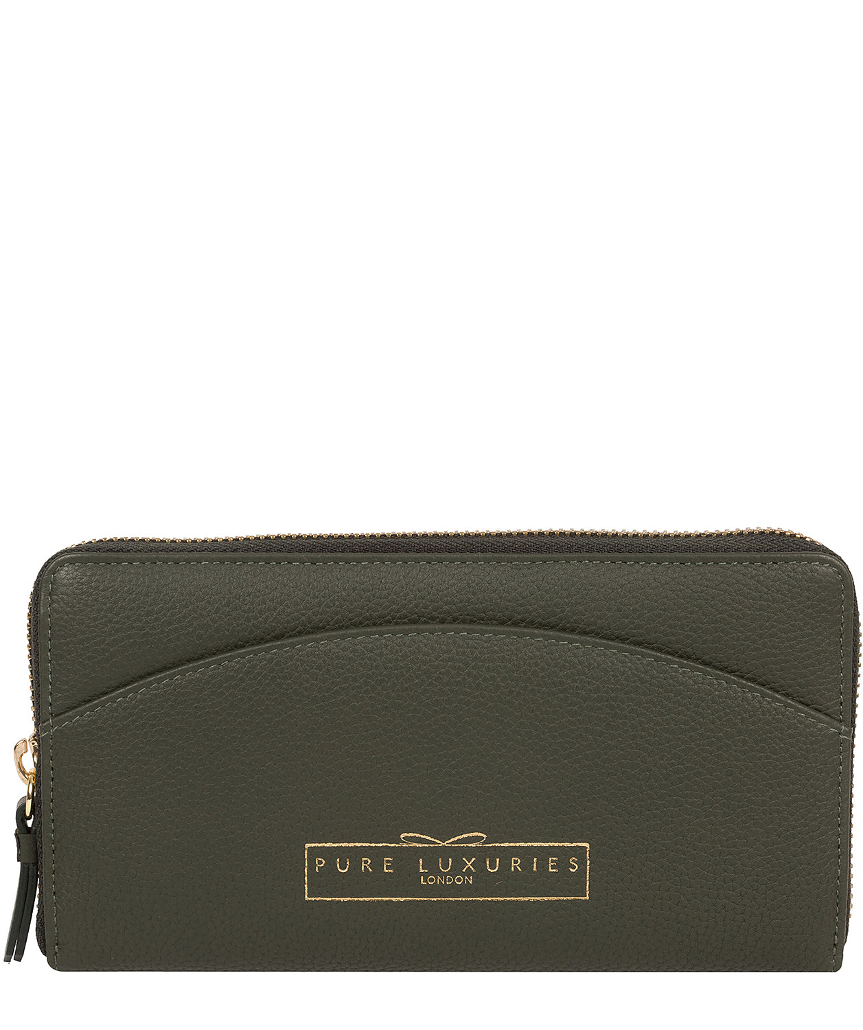 'Jenika' Hunter Green Leather Purse
