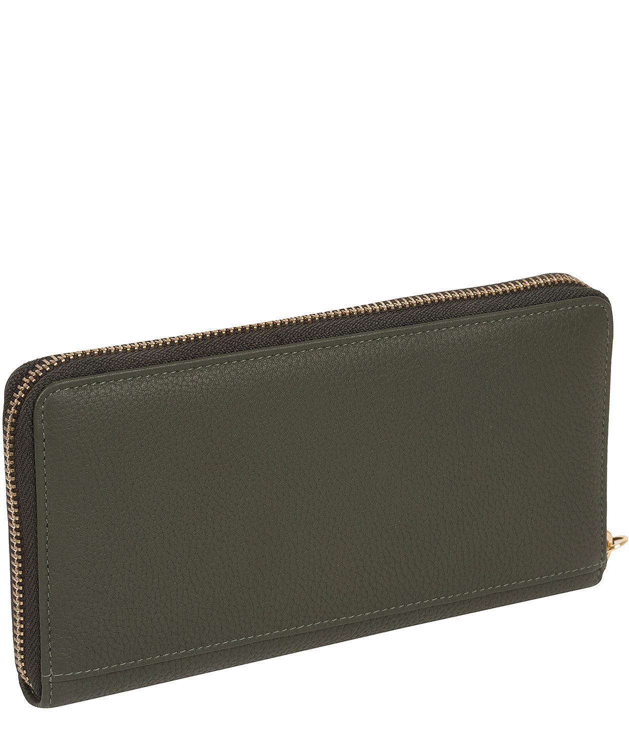 'Jenika' Hunter Green Leather Purse