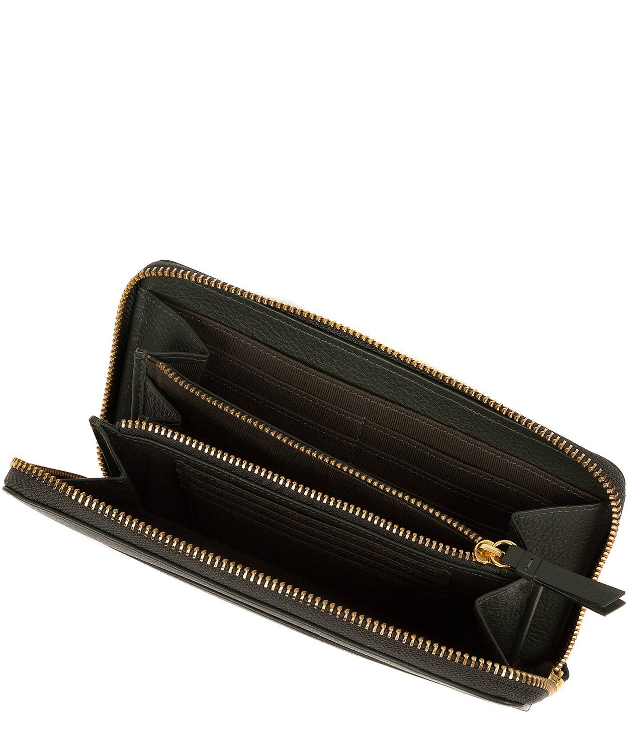 'Jenika' Hunter Green Leather Purse