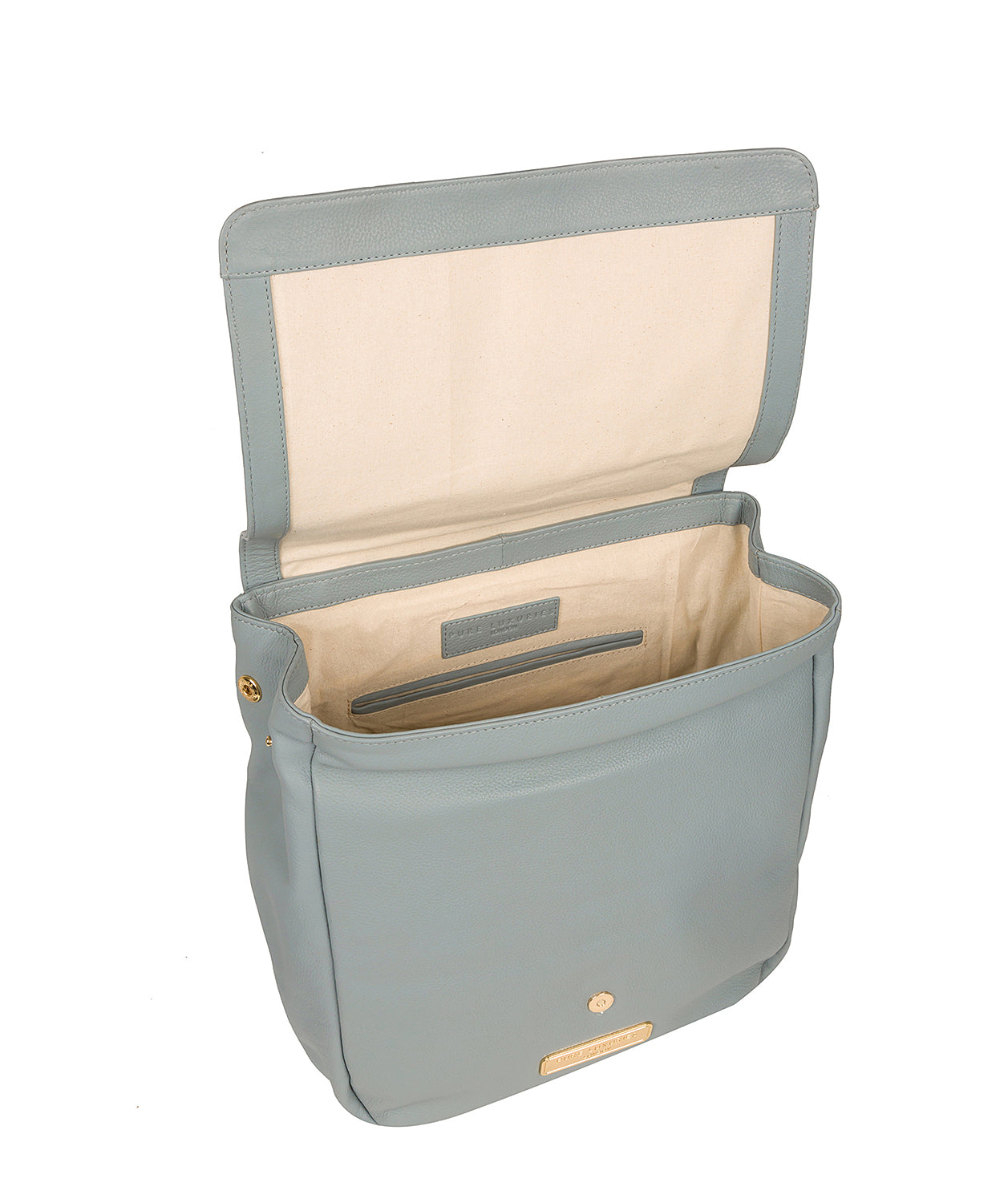 'Daisy' Cashmere Blue Leather Backpack