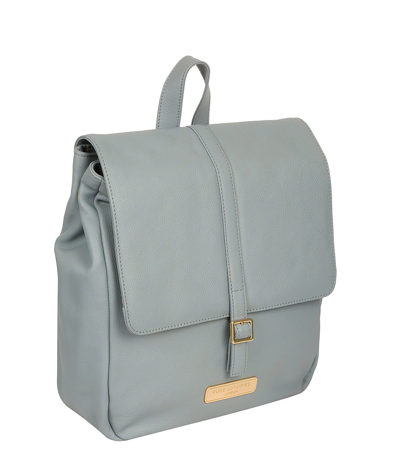 'Daisy' Cashmere Blue Leather Backpack