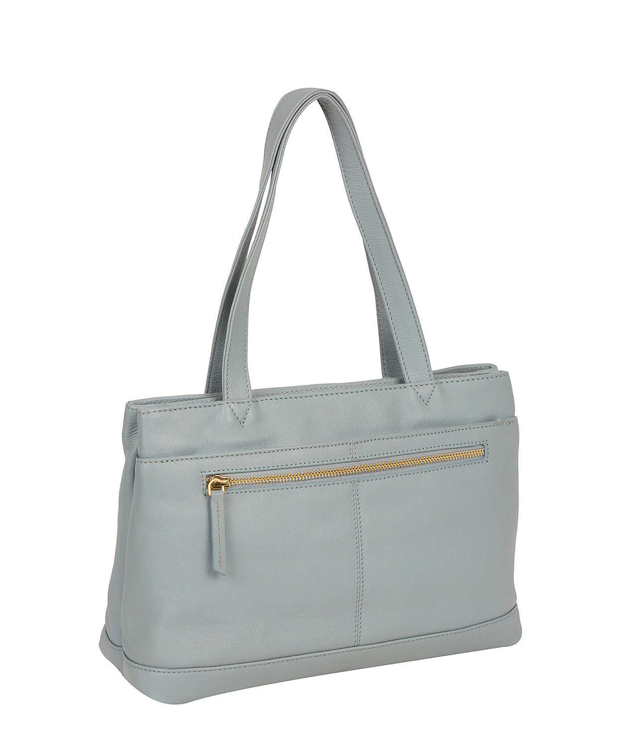 'Kate' Cashmere Blue Leather Handbag