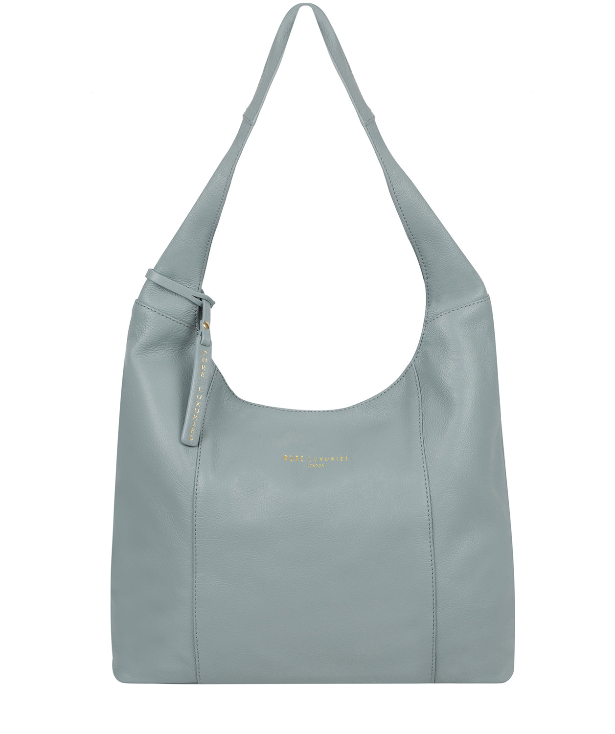 'Nina' Cashmere Blue Leather Shoulder Bag