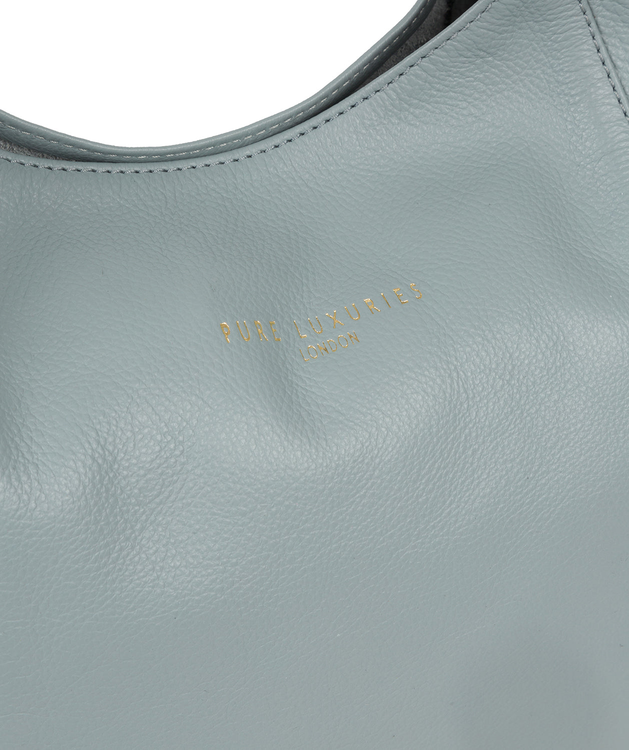 'Nina' Cashmere Blue Leather Shoulder Bag