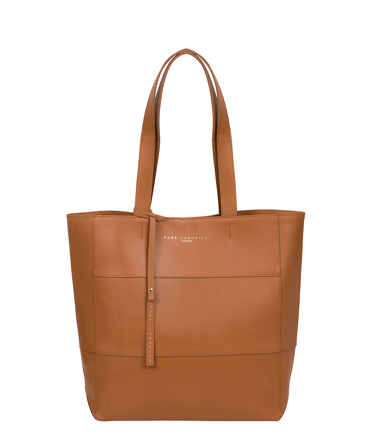 'Ashurst' Saddle Tan Vegetable-Tanned Leather Tote Bag