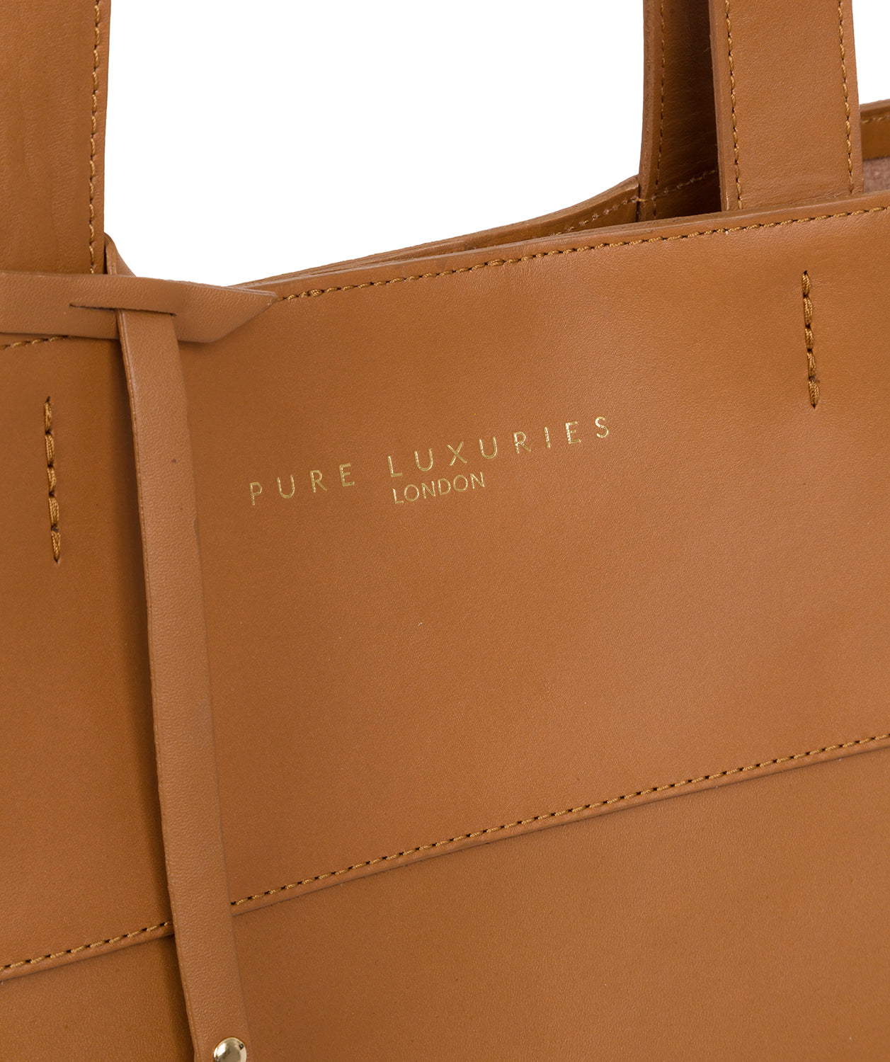 'Ashurst' Saddle Tan Vegetable-Tanned Leather Tote Bag