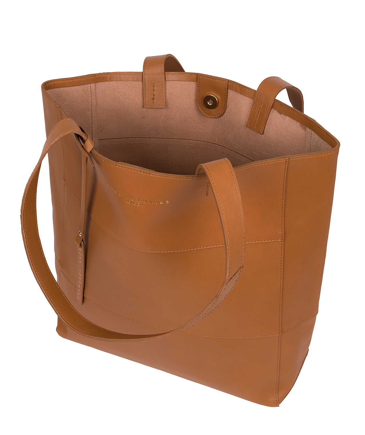 'Ashurst' Saddle Tan Vegetable-Tanned Leather Tote Bag