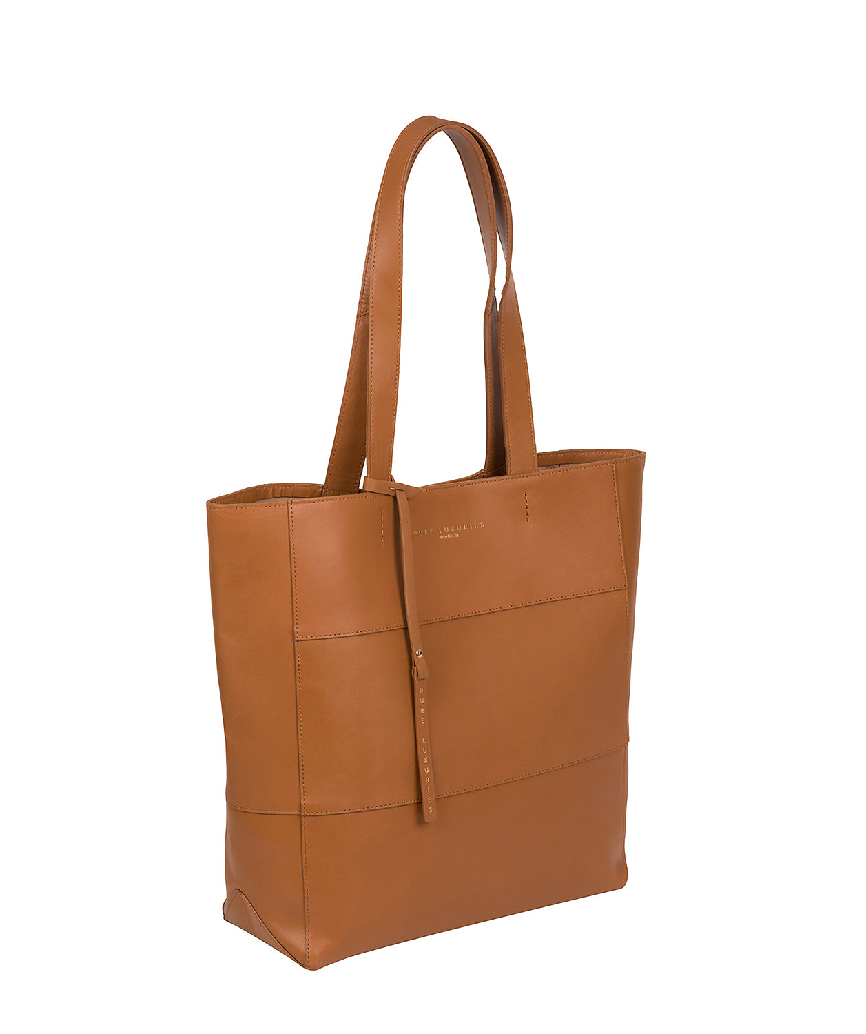 'Ashurst' Saddle Tan Vegetable-Tanned Leather Tote Bag