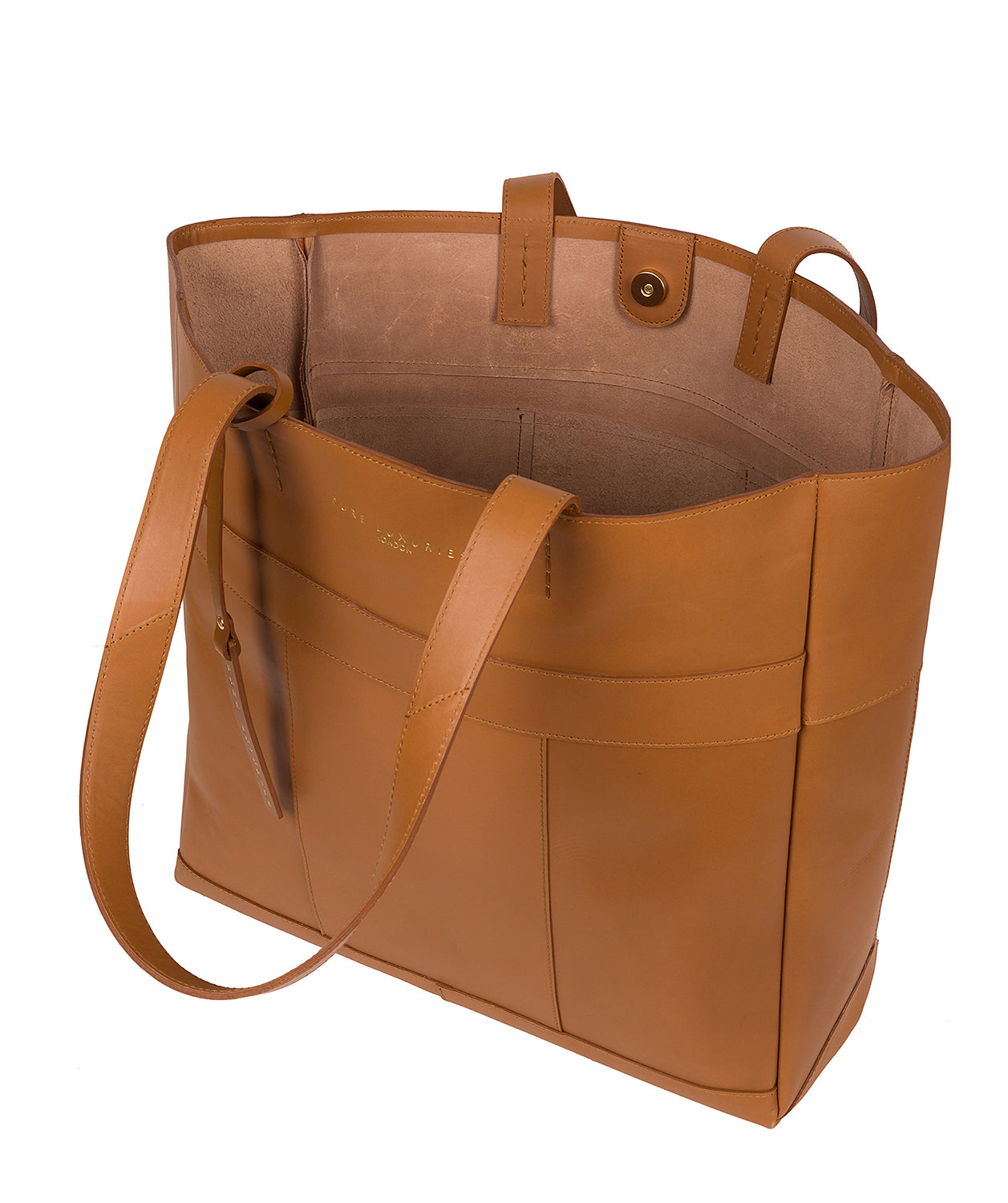'Ripley' Saddle Tan Vegetable-Tanned Leather Tote Bag