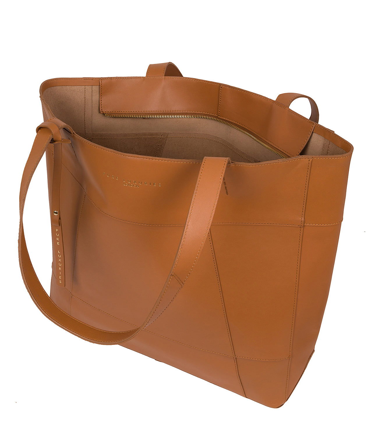'Arundel' Saddle Tan Vegetable-Tanned Leather Extra-Large Shopper Bag