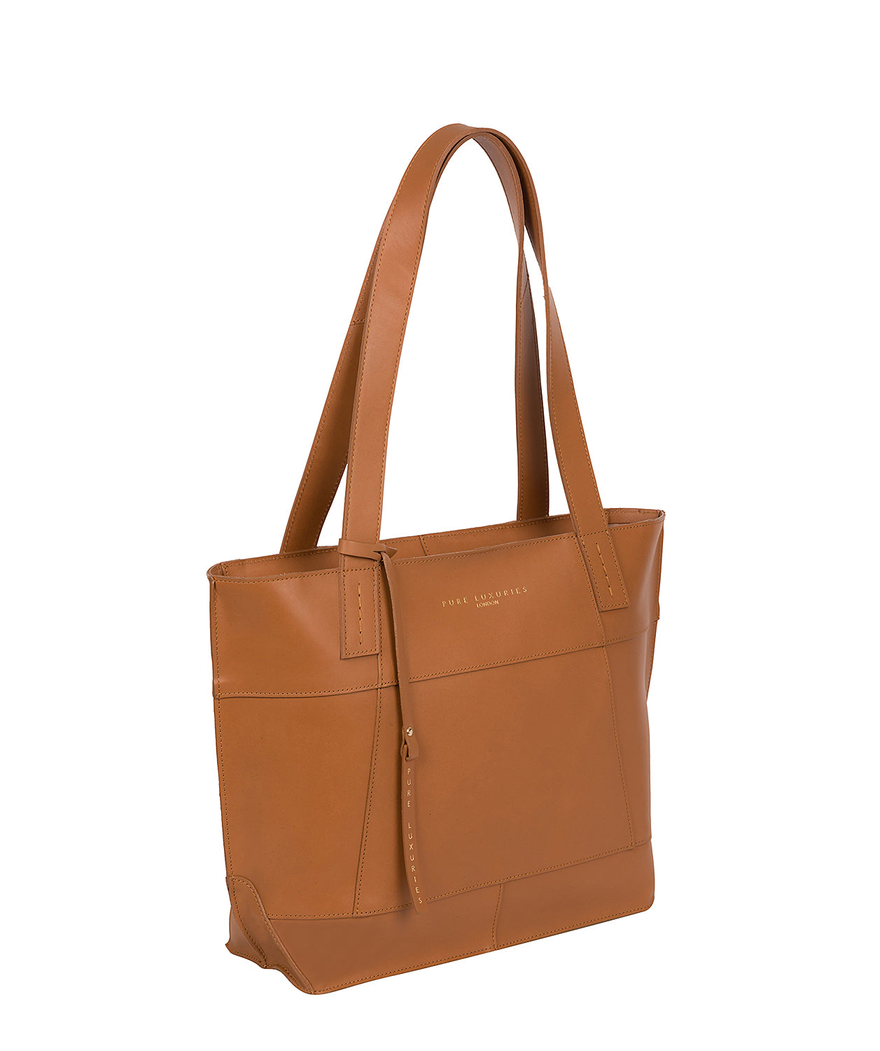 'Portslade' Saddle Tan Vegetable-Tanned Leather Shoulder Bag