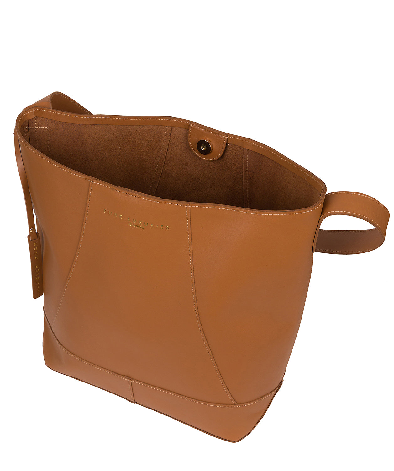 'Tunbridge' Saddle Tan Vegetable-Tanned Leather Tote Bag