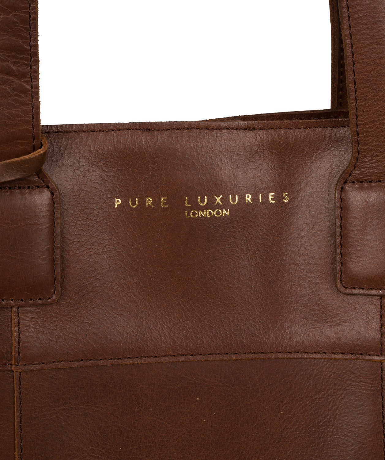 'Pembury' Ombré Chestnut Vegetable-Tanned Leather Tote Bag