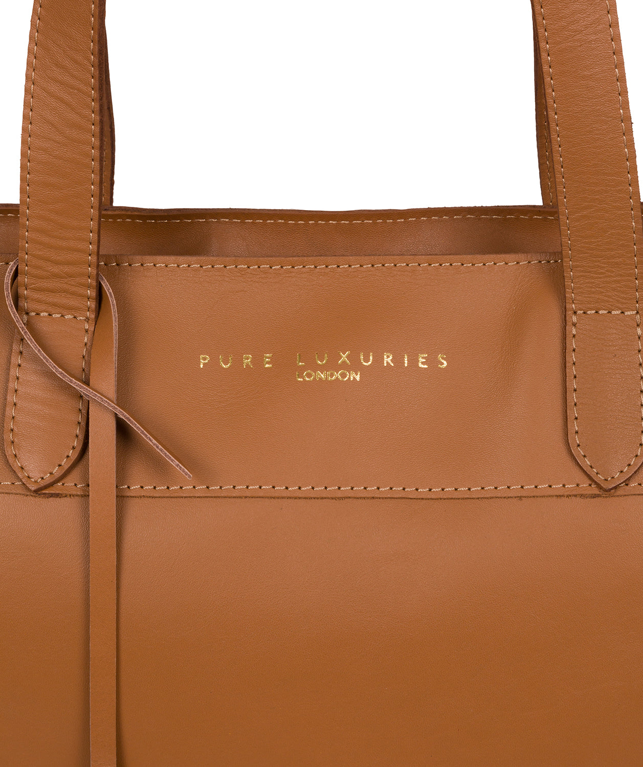 'Milton' Saddle Tan Vegetable-Tanned Leather Tote Bag