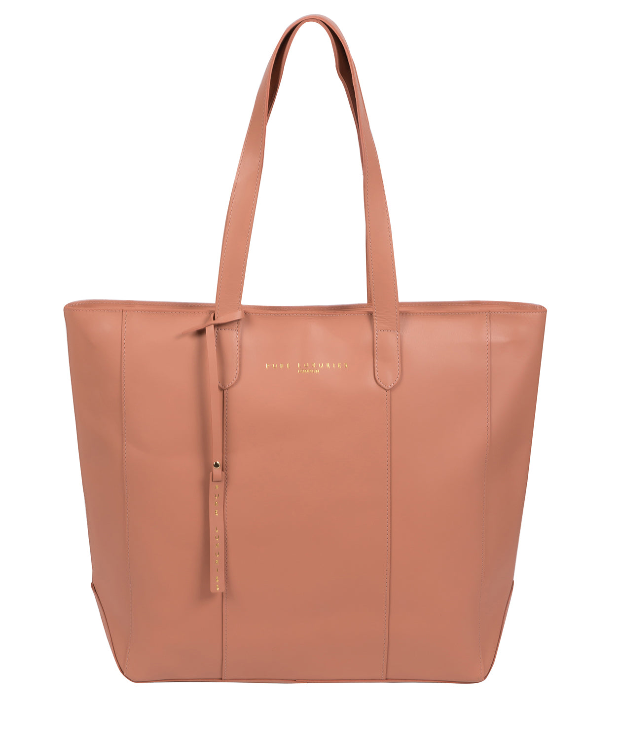 'Amberley' Misty Rose Vegetable-Tanned Leather Tote Bag