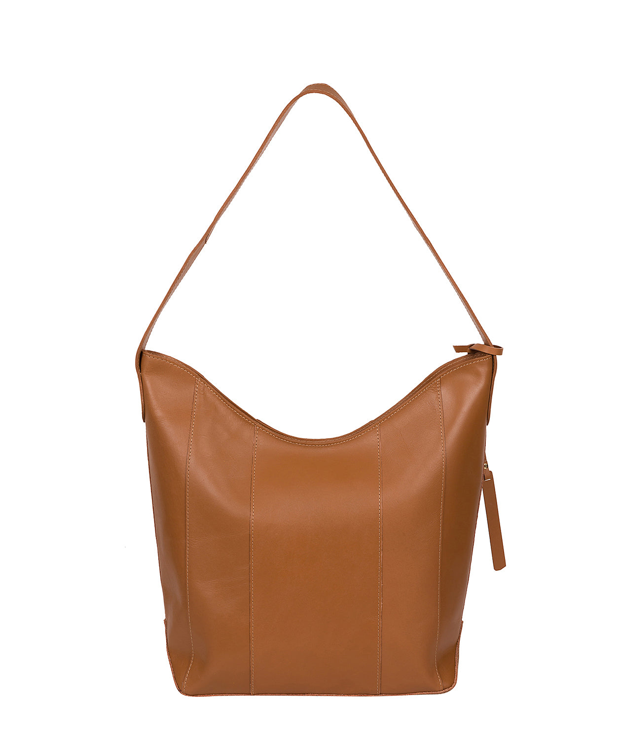 'Winchester' Saddle Tan Vegetable-Tanned Leather Shoulder Bag