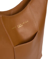 'Winchester' Saddle Tan Vegetable-Tanned Leather Shoulder Bag