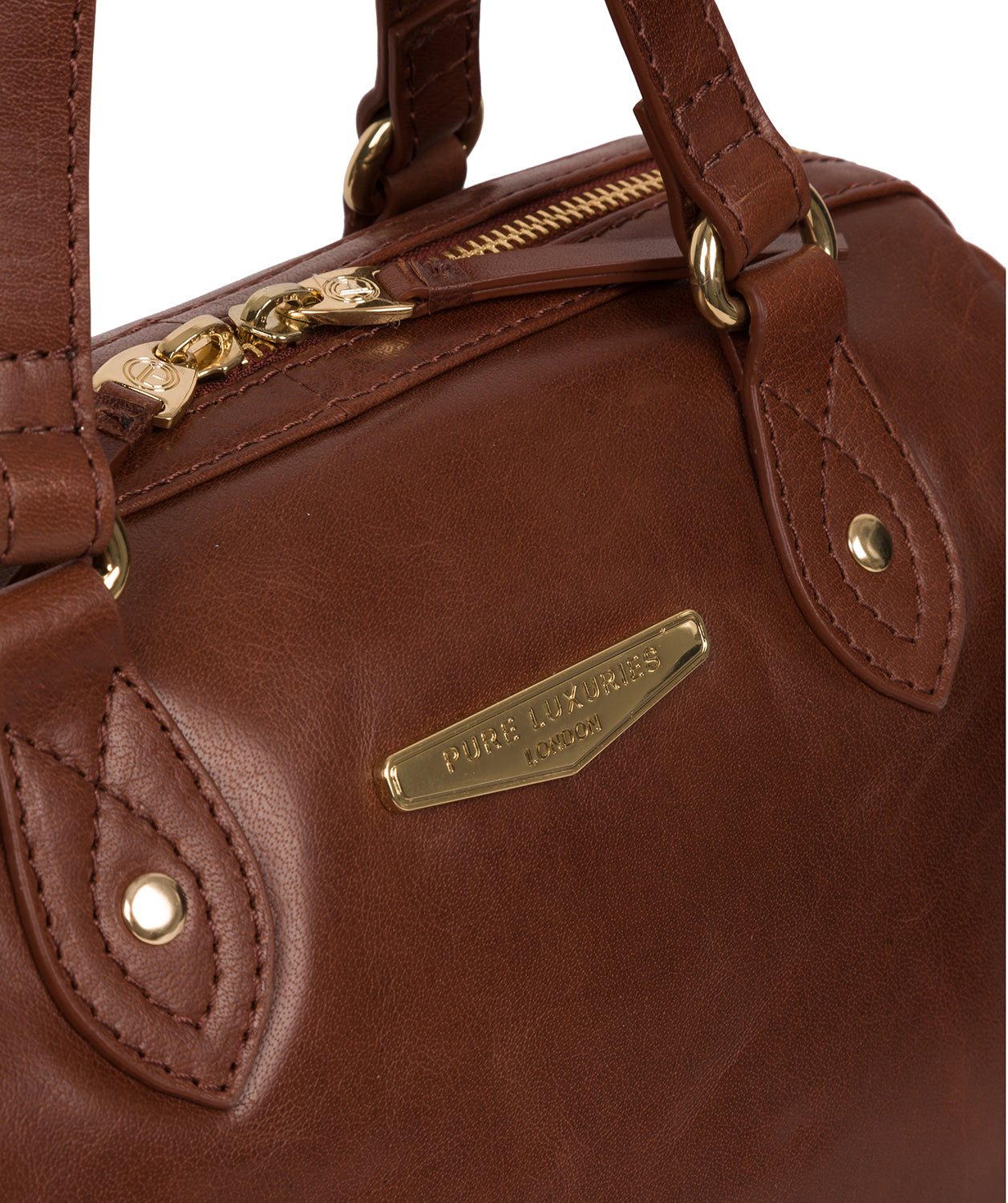'Verity' Italian Tan Leather Handbag