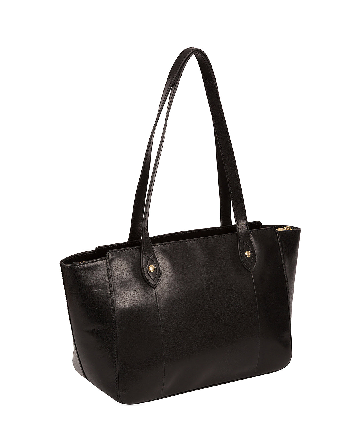 'Marian' Black Leather Handbag