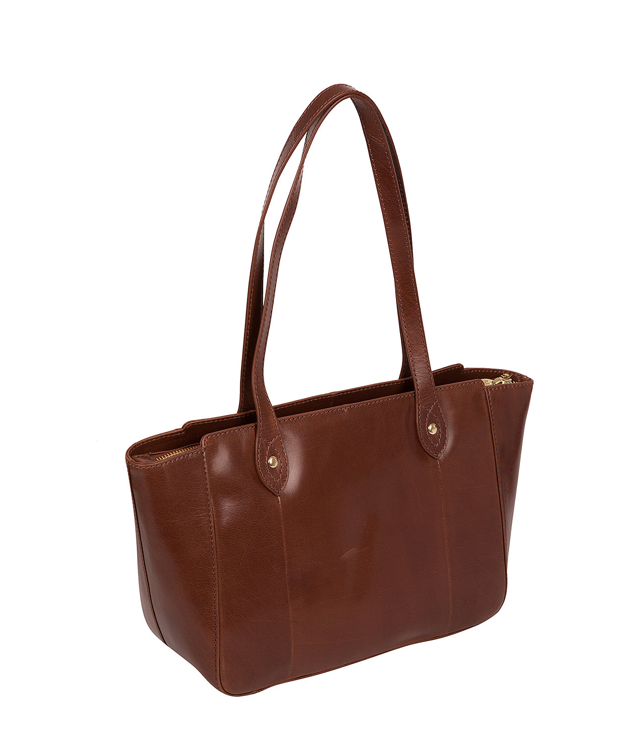 'Marian' Italian Tan Leather Handbag
