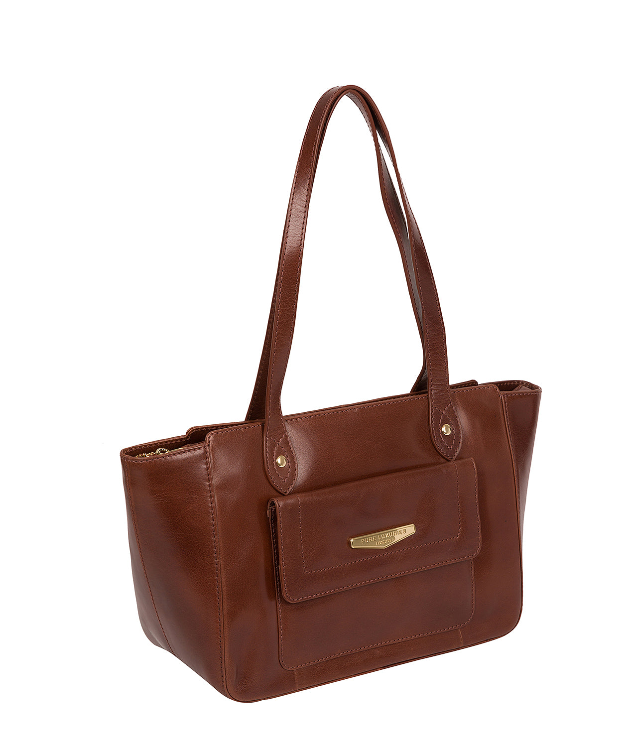 'Marian' Italian Tan Leather Handbag