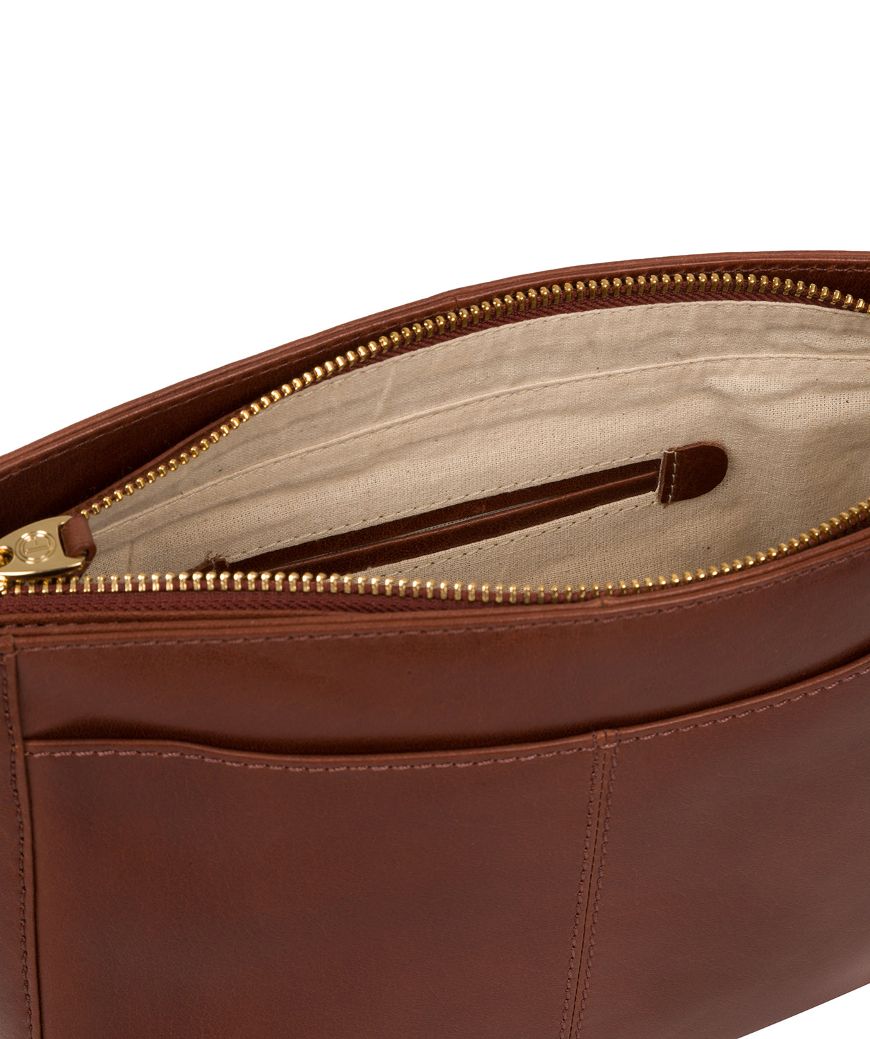 'Kaye' Italian Tan Leather Shoulder Bag