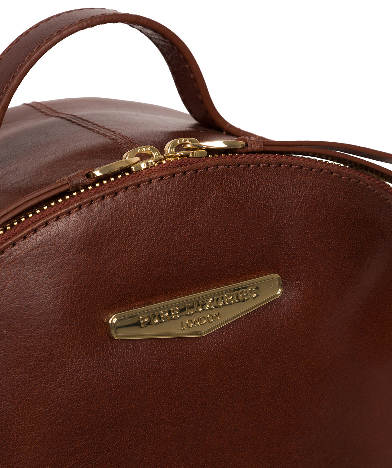 'Christina' Italian Tan Leather Backpack