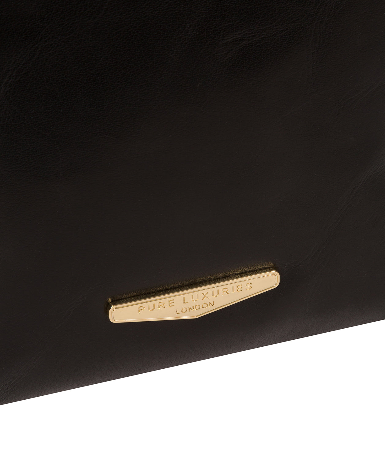 'Kimberley' Black Leather Cross Body Bag