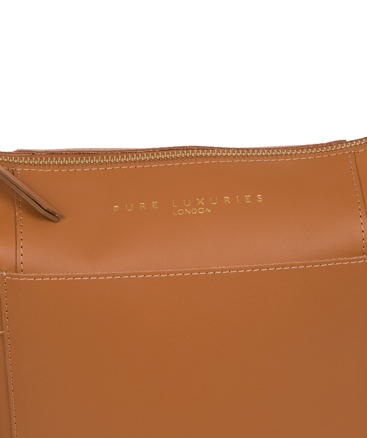 'Chichester' Saddle Tan Vegetable-Tanned Leather Shoulder Bag