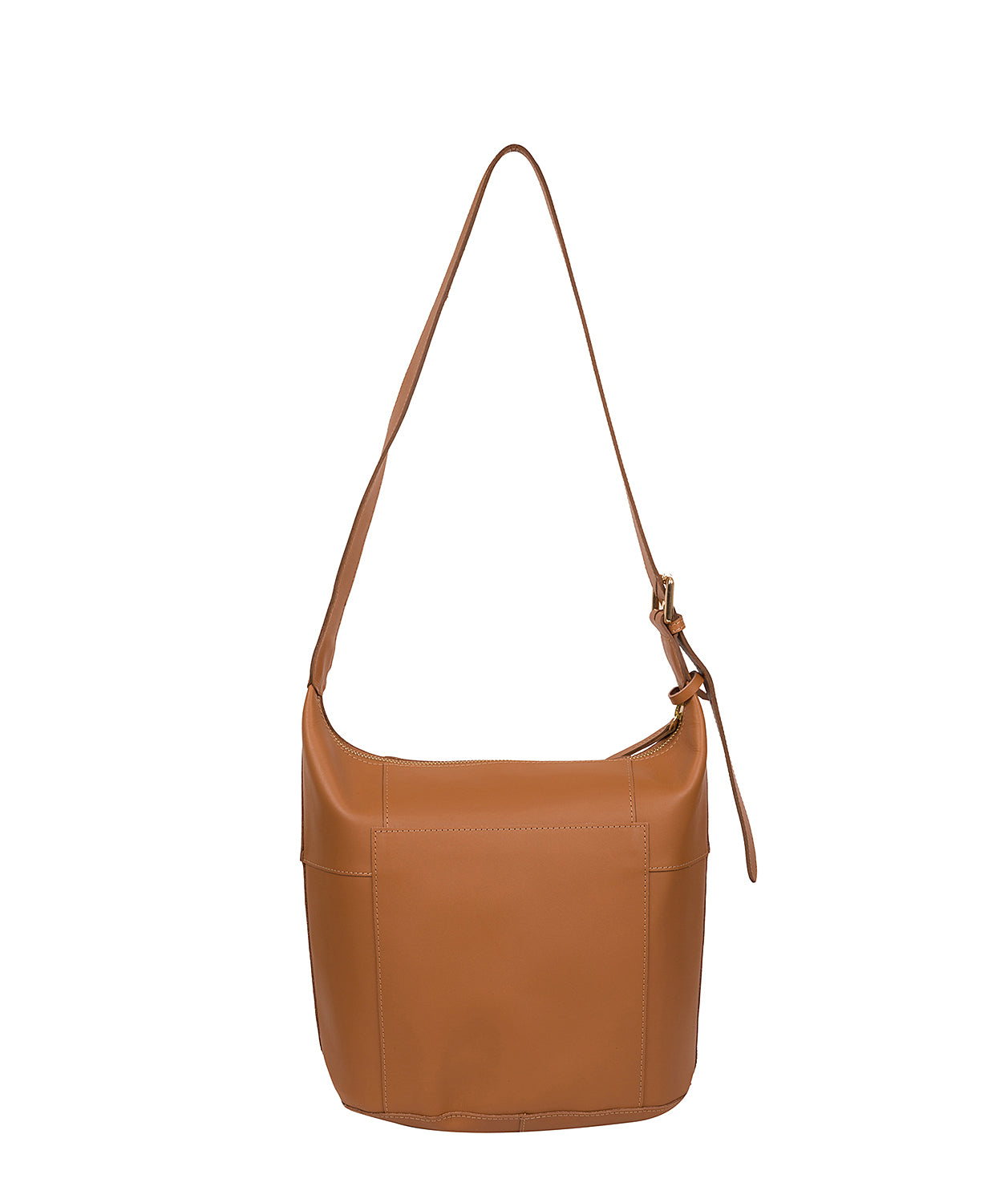 'Chichester' Saddle Tan Vegetable-Tanned Leather Shoulder Bag