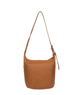 'Chichester' Saddle Tan Vegetable-Tanned Leather Shoulder Bag
