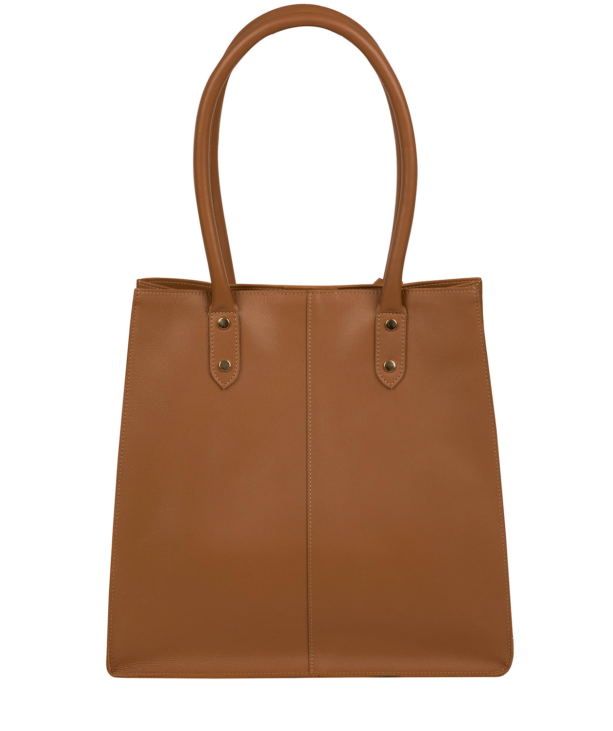 'Henley' Saddle Tan Vegetable-Tanned Leather Shopper Bag
