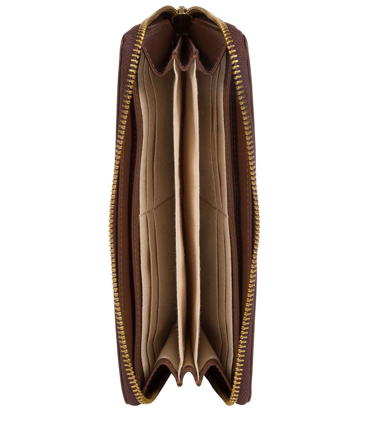 'Nimes' Ombré Chestnut Leather Purse