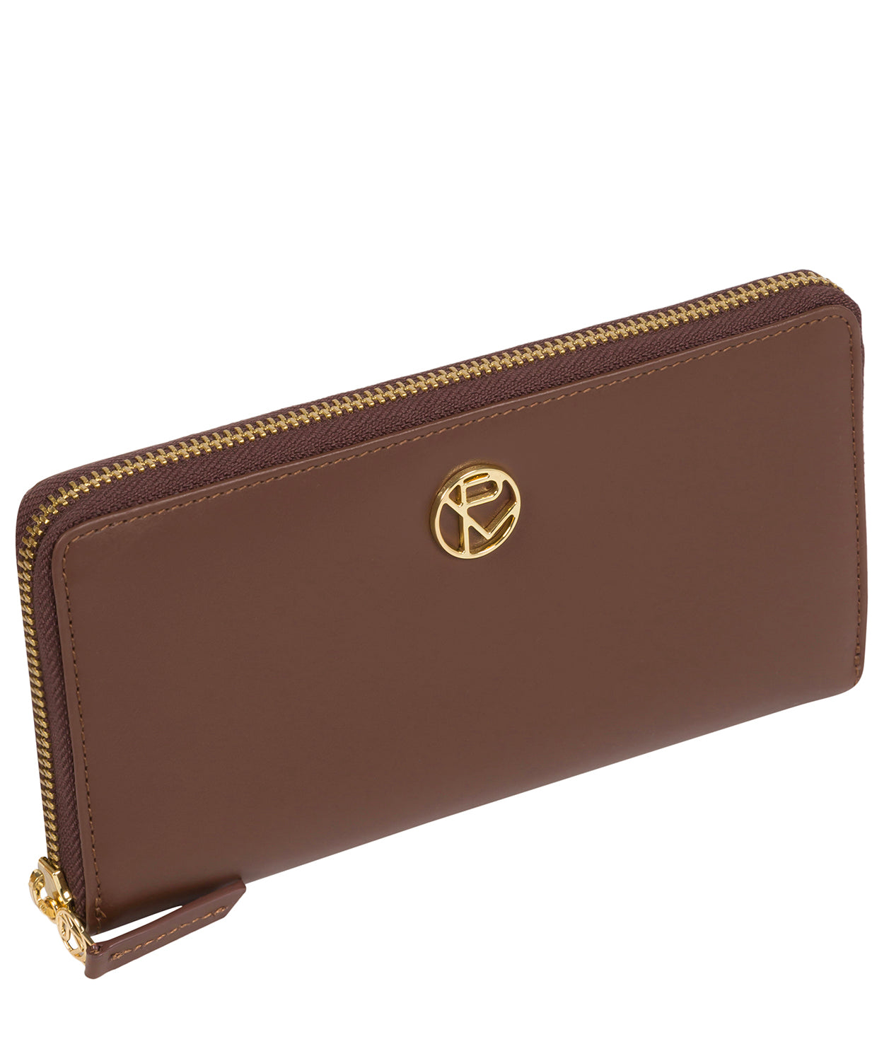 'Nimes' Ombré Chestnut Leather Purse