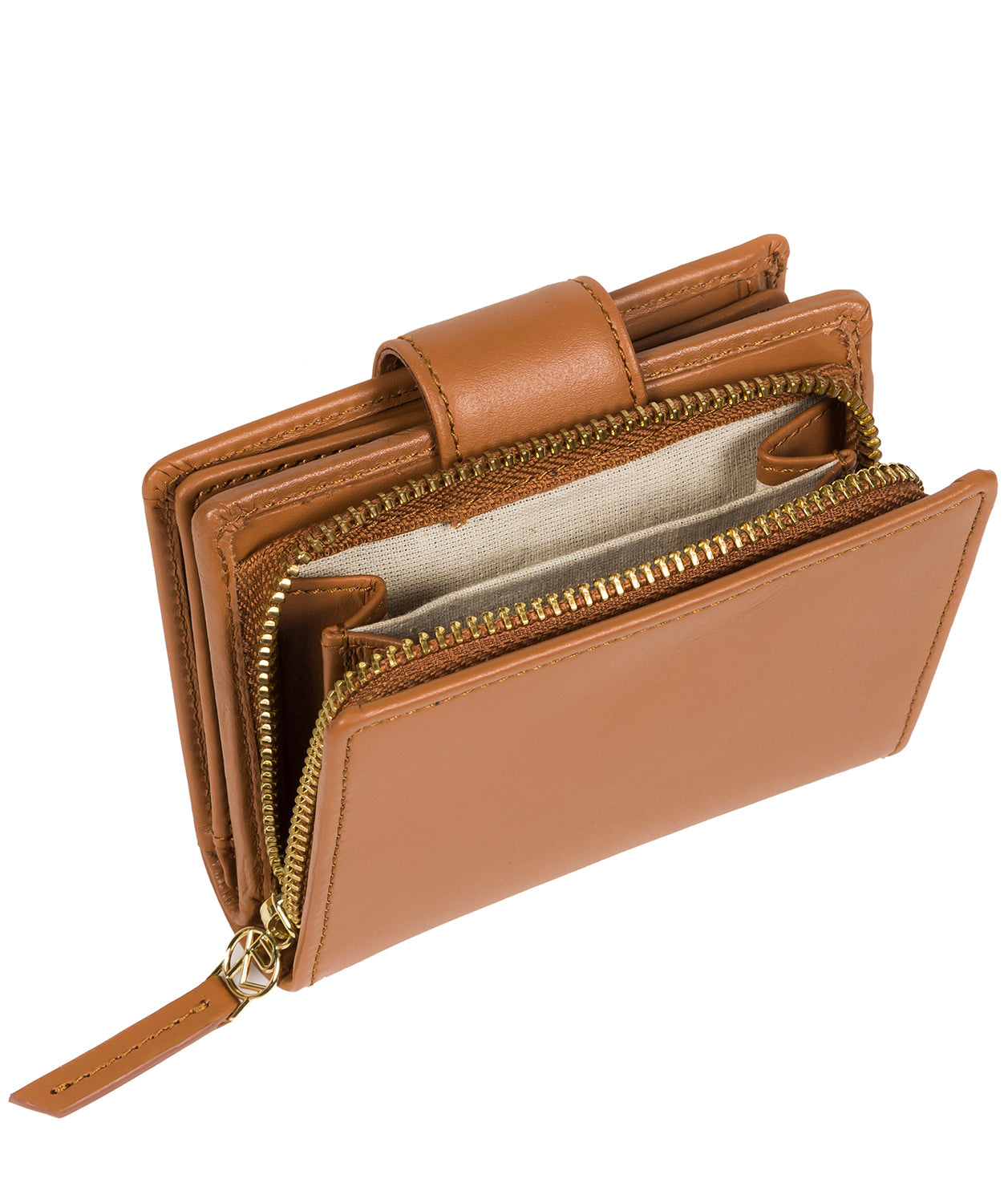 'Avignon' Saddle Tan Leather Purse