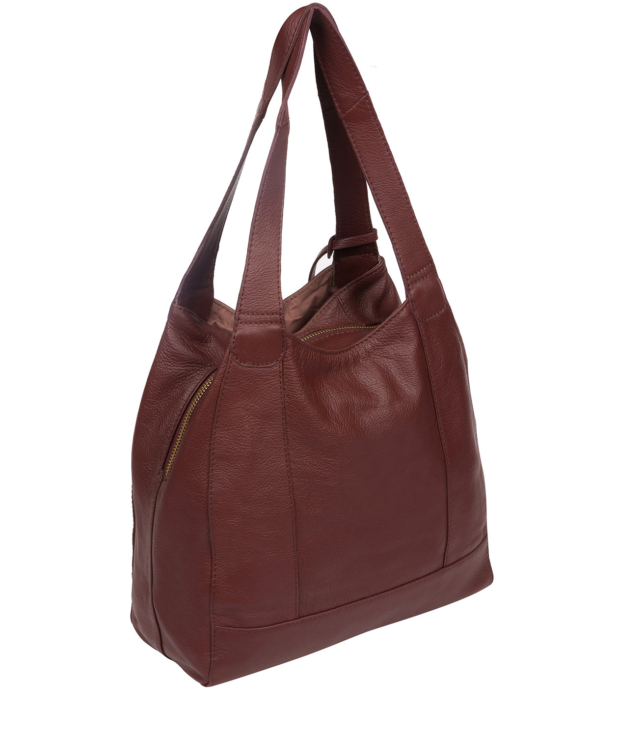 'Colette' Rich Chestnut Leather Handbag