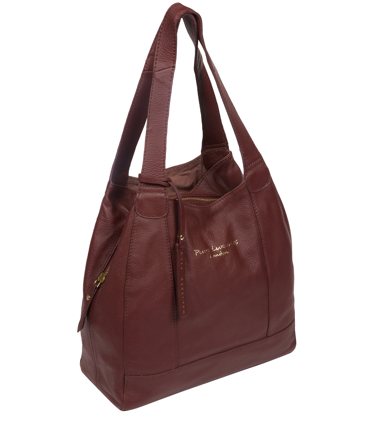 'Colette' Rich Chestnut Leather Handbag