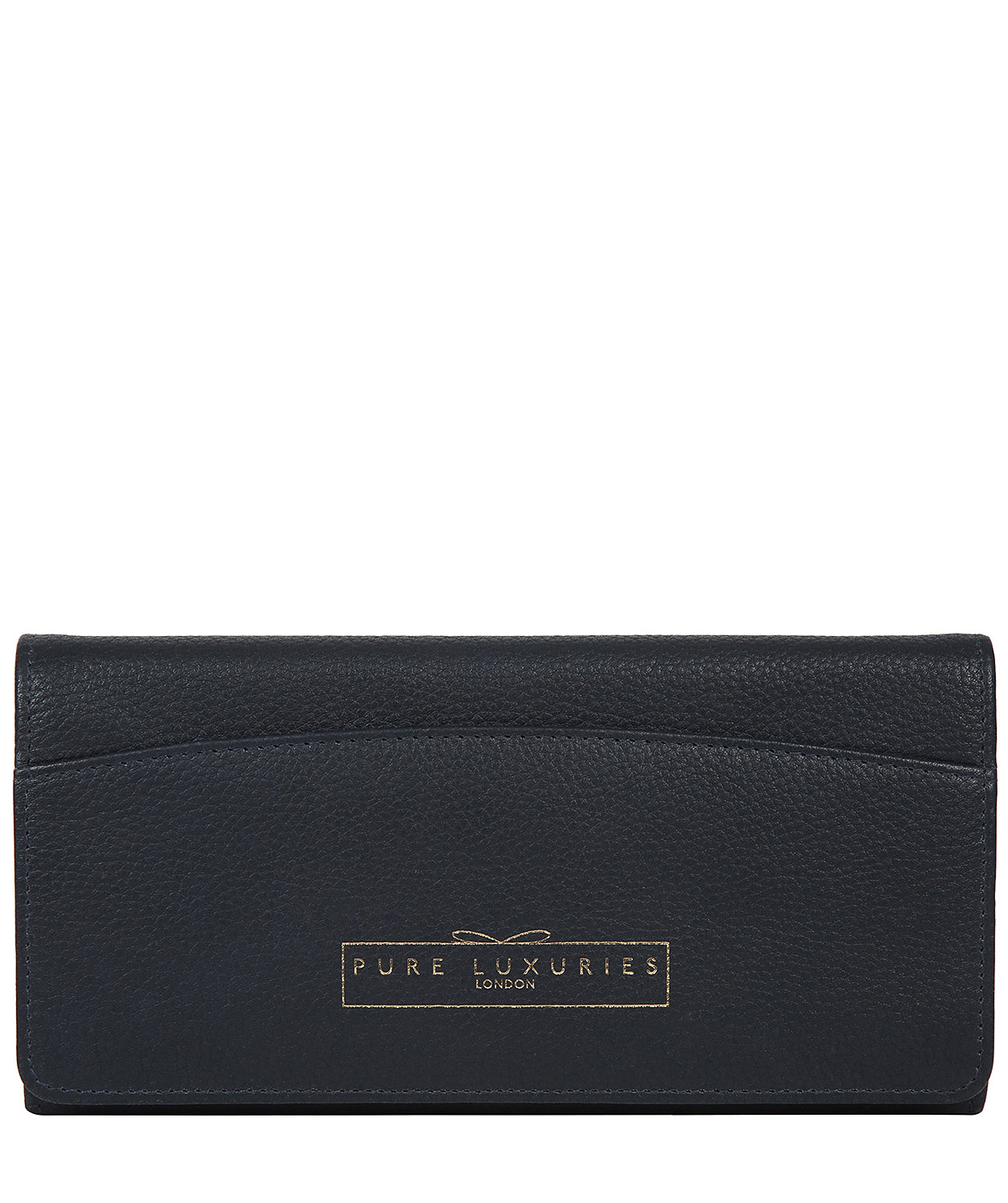 'Izabel' Navy Leather Purse
