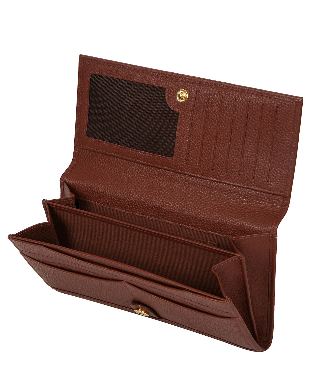 'Monika' Nut Leather Purse