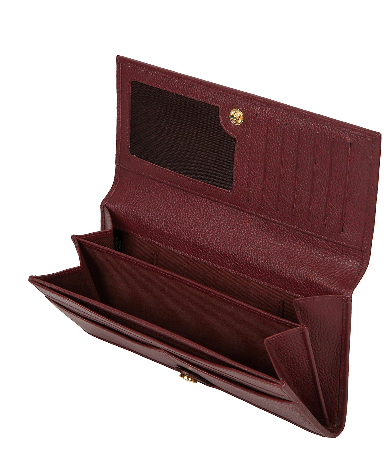 'Monika' Pomegranate Leather Purse