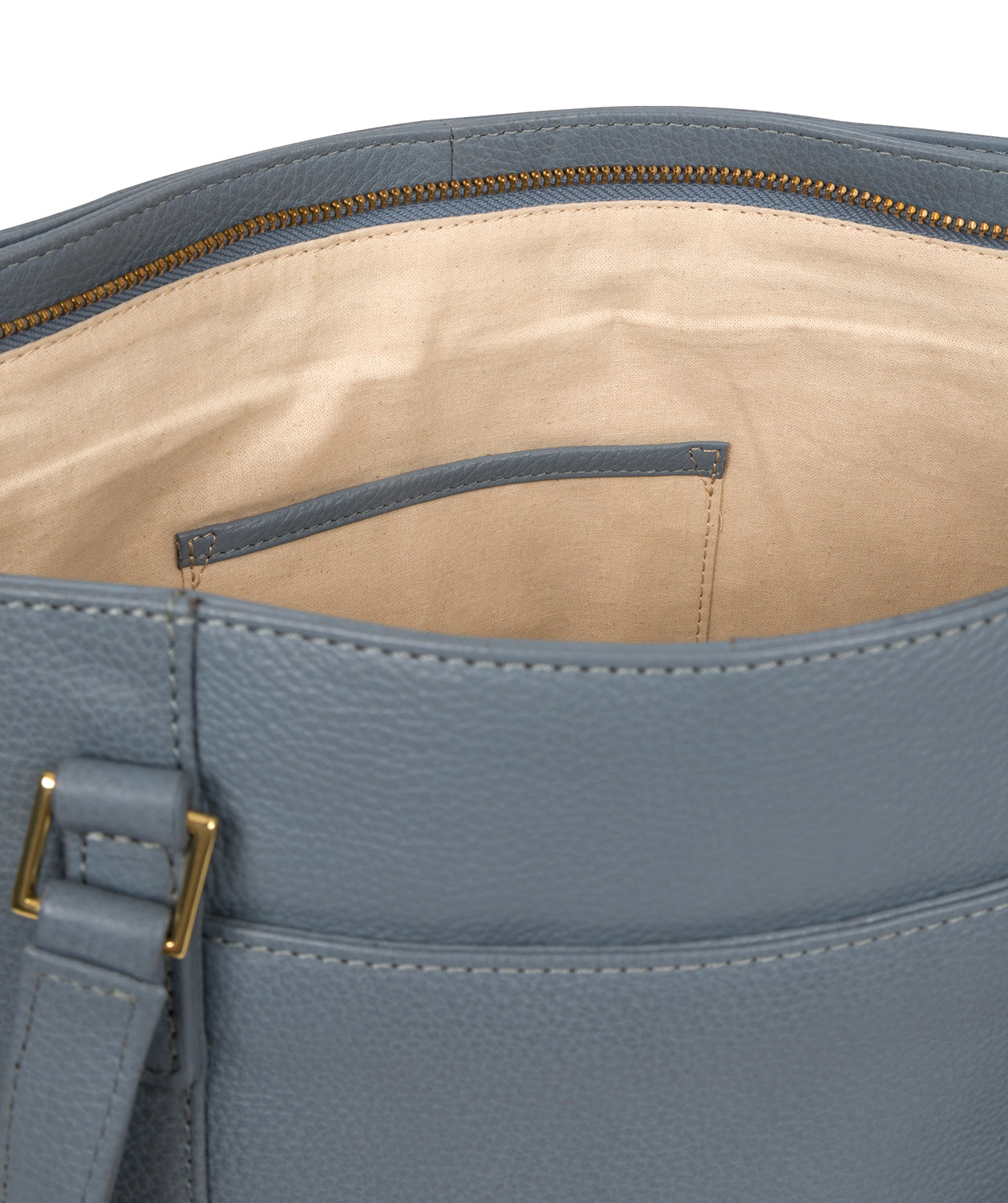 'Sophie' Blue Cloud Leather Tote Bag