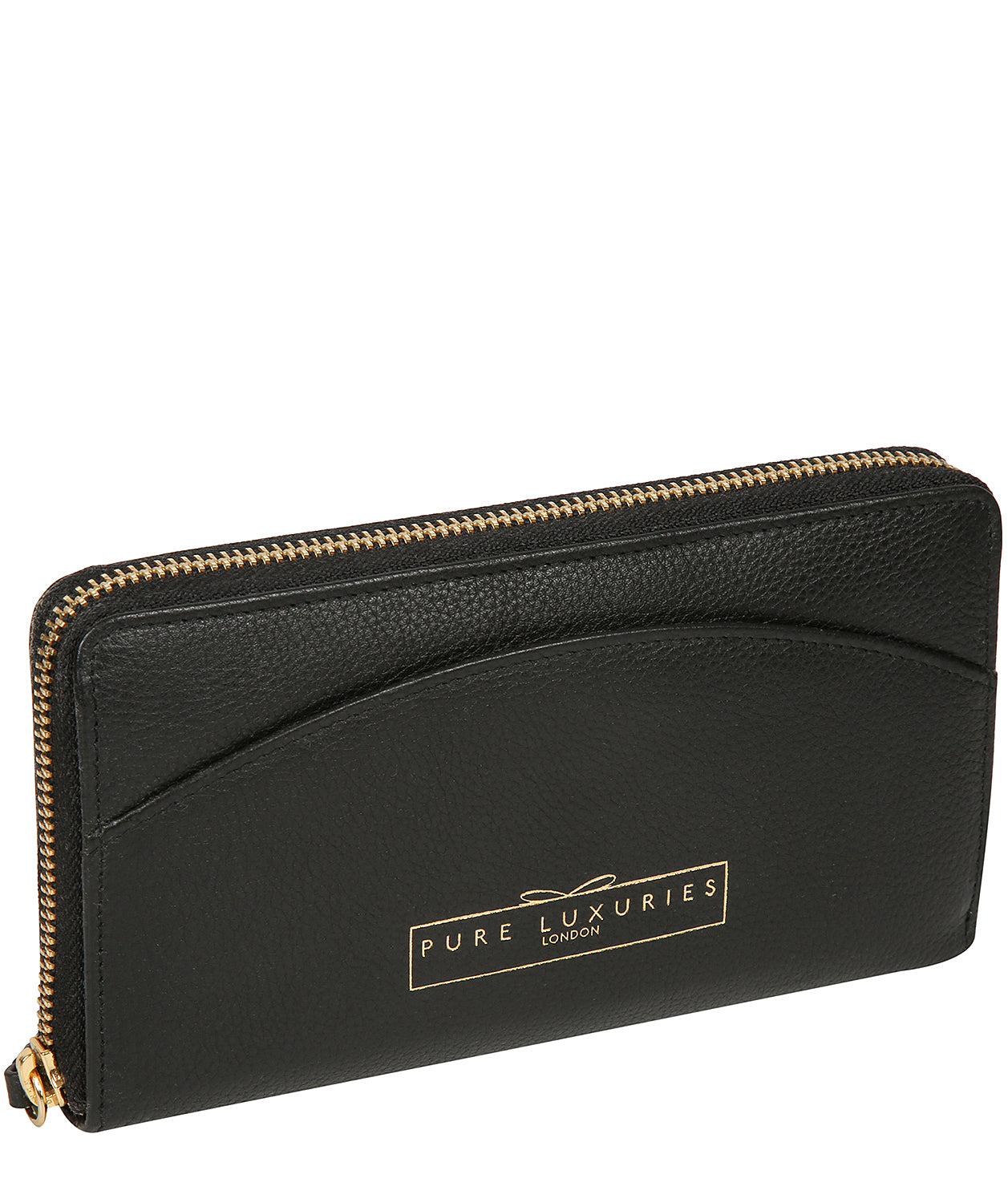 'Jenika' Black Leather Purse
