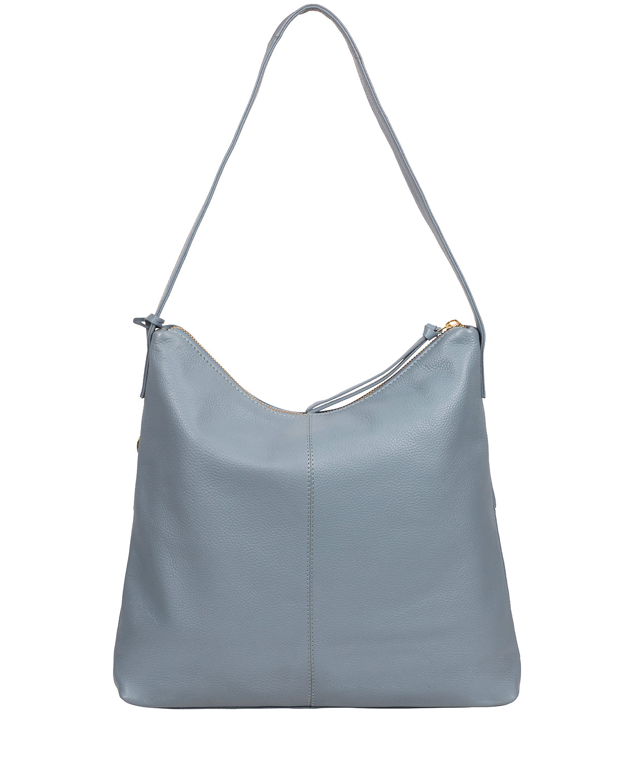 'Imogen' Blue Cloud Leather Shoulder Bag