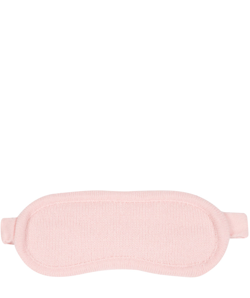 'Levens' Blush Pink 100% Cashmere Eye Mask