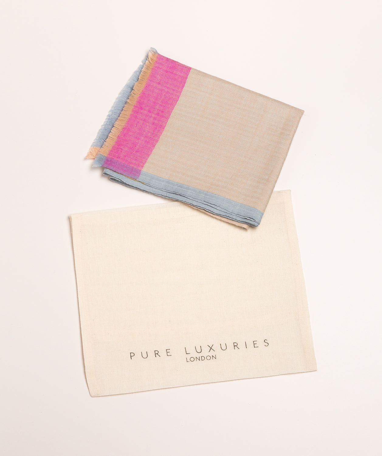 'Hue' Cashmere & Merino Wool Neckerchief