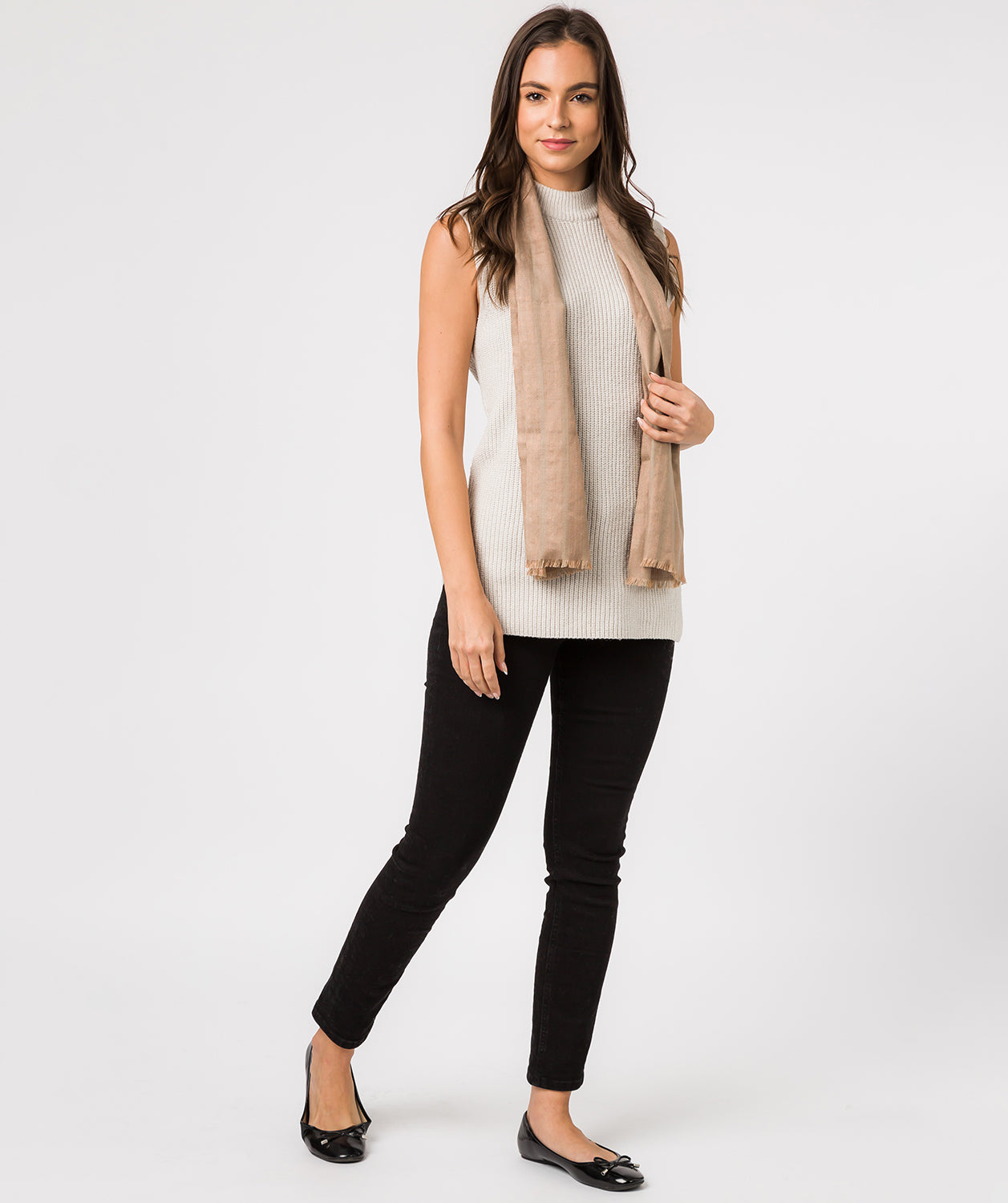 'Moon' Cashmere & Merino Wool Neckerchief