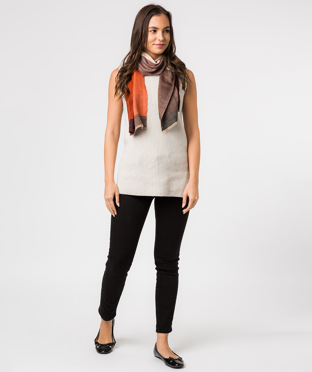 'Saturn' Cashmere & Merino Wool Neckerchief